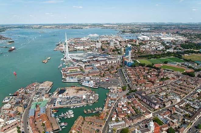 Camber Quay, Portsmouth- the site of Ben Ainslie Racing's new team base ©  Shaun Roster